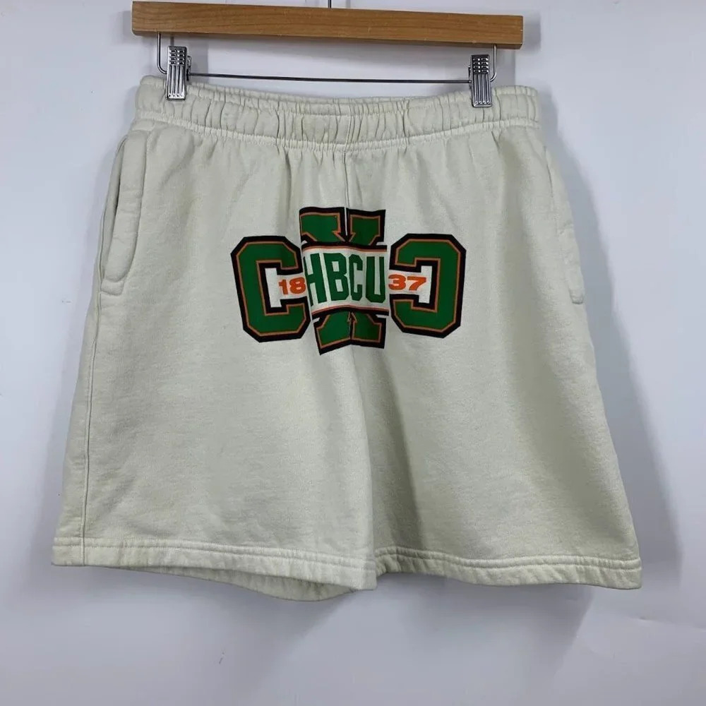 Cross Colours Women's Historic Black College HBCU Fleece‎ Shorts SIze M NWT